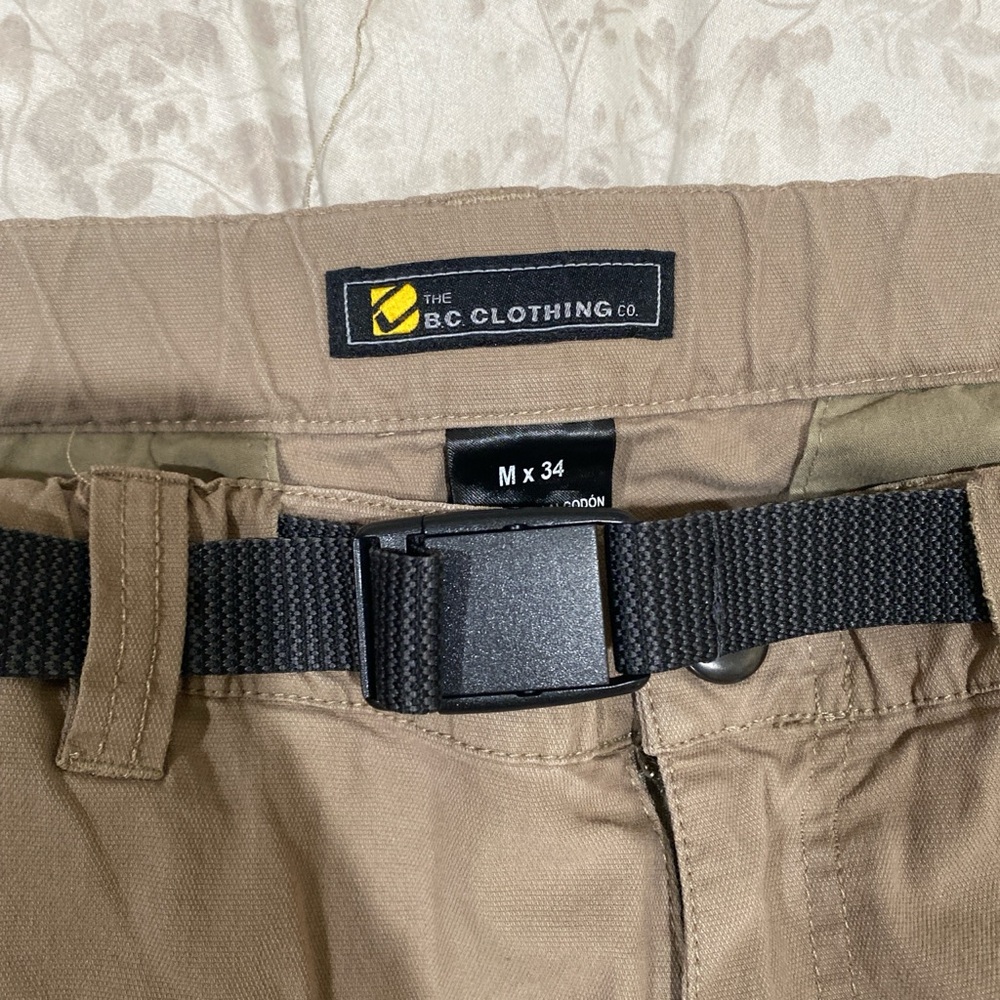 BC Clothing Men's Tan Cargo Pants